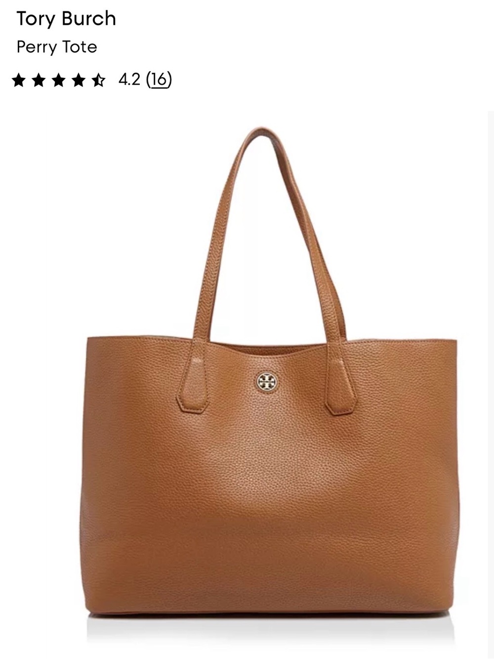 Tory Burch Tan Perry Tote